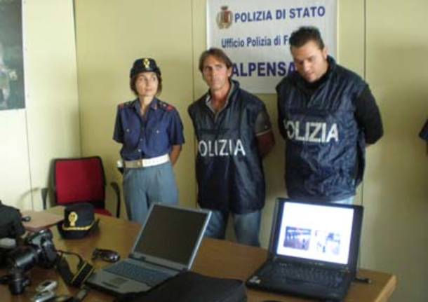 Polaria malpensa arresto ladro