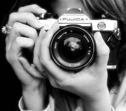 macchina fotografica mostra apertura