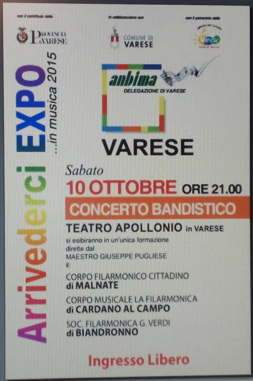 Concerto Bandistico 3 Bande unite in un unica formazione