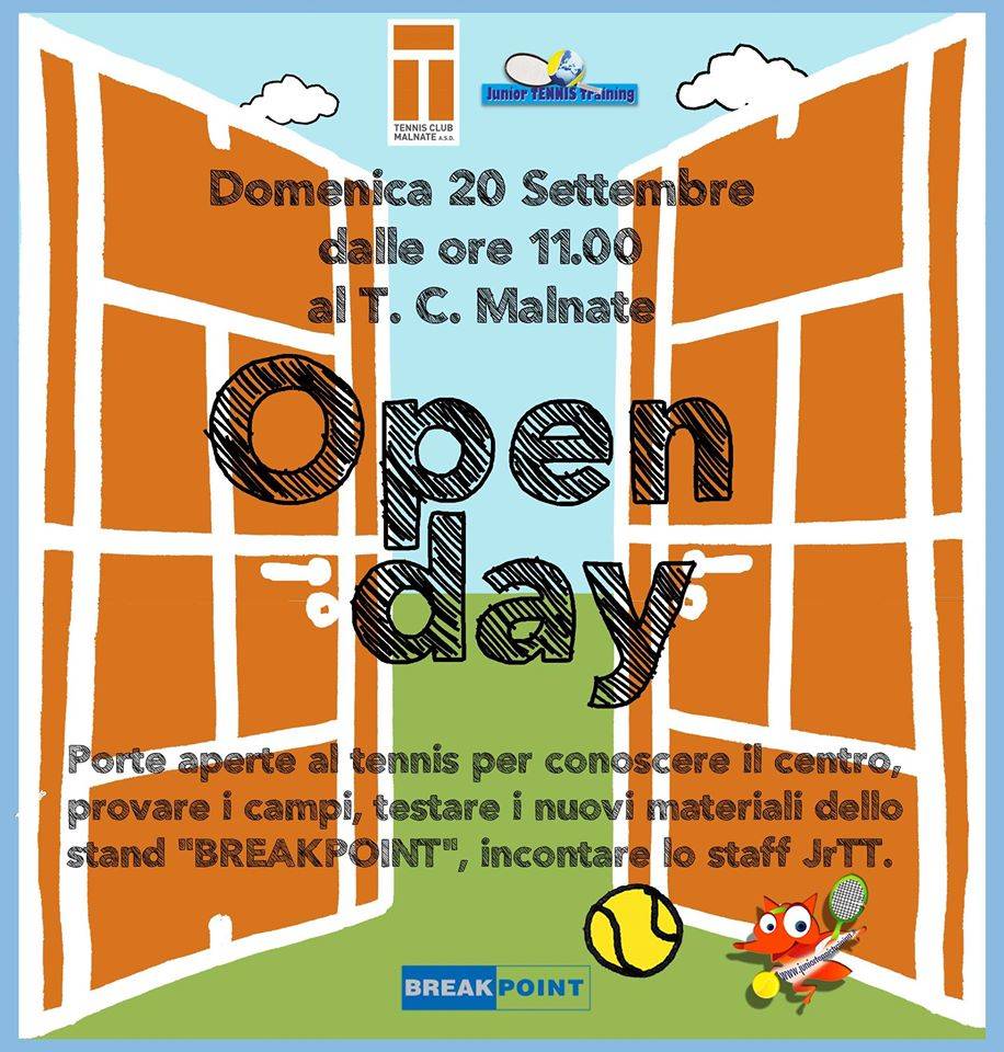 open day tennis club malnate