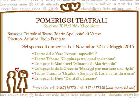 pomeriggi teatrali endas