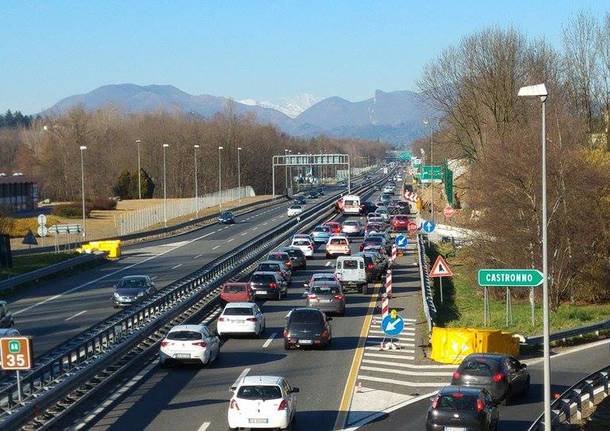 incidente autostrada a castronno