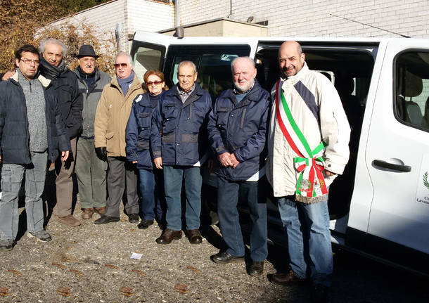 Lavena Ponte Tresa inaugurazione pulmino