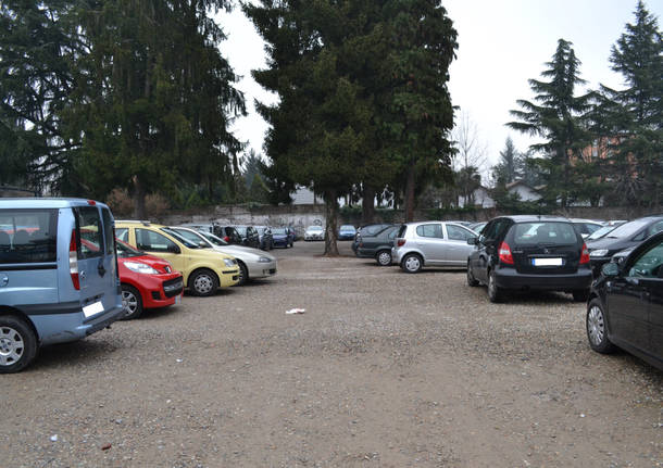 Il parcheggio della stazione FS