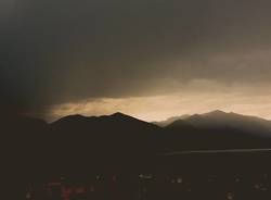Il cielo che preannuncia il temporale