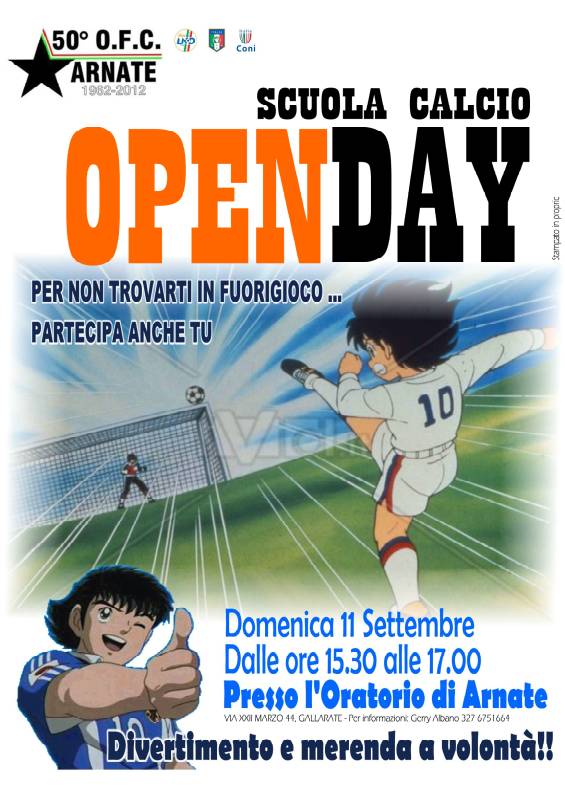OPENDAY O.F.C. ARNATE