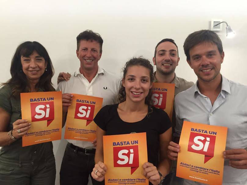 Presentazione ufficiale del Comitato \"Basta un Sì\" dei Laghi
