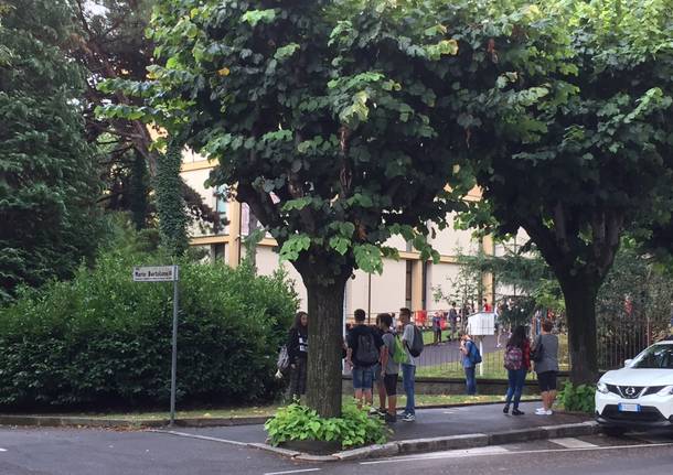 Primo giorno di scuola a Varese