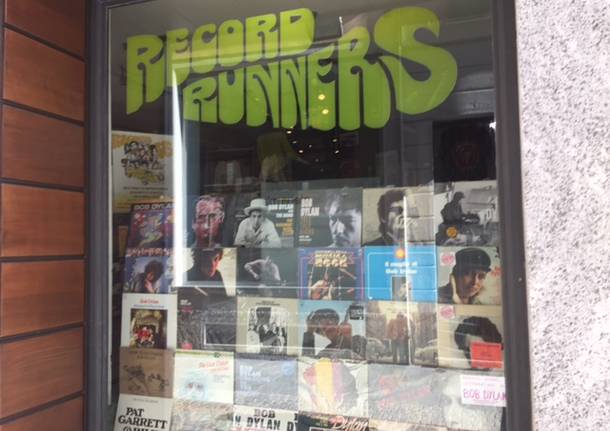 Bob Dylan Record Runners negozio dischi