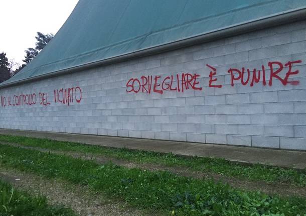 scritte controllo di vicinato Gallarate