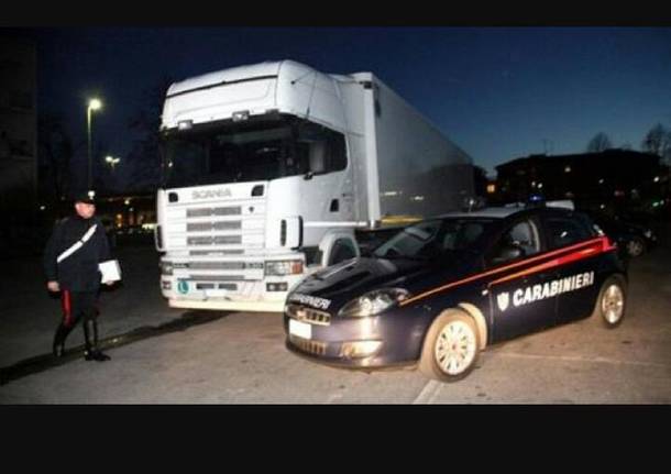 furto tir carabinieri
