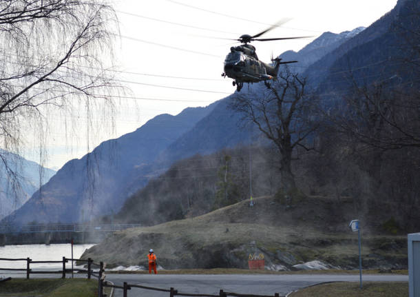 Incendio Val Leventina dicembre 2016