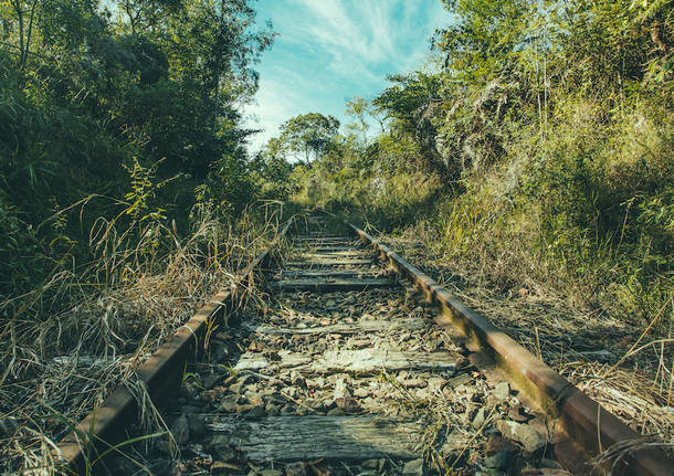 linea ferroviaria vecchia