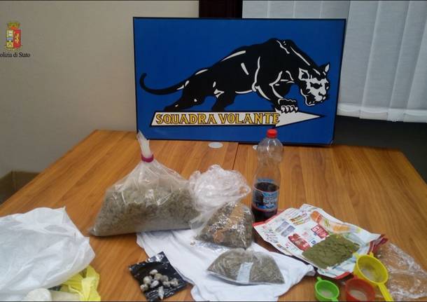 sequestro droga marijuana eroina polizia busto arsizio