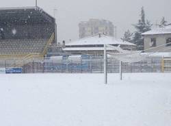 stadio lecco neve