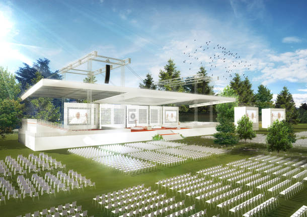 palco papa monza