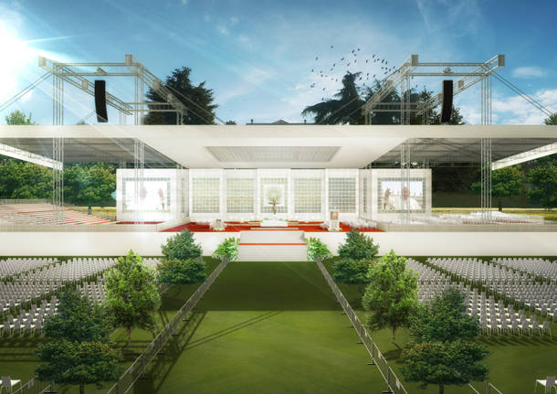palco papa monza