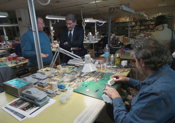 Raffaele Cattaneo in visita la Bbr models, l\'imprenditore: \"Serve eliminare la burocrazia
