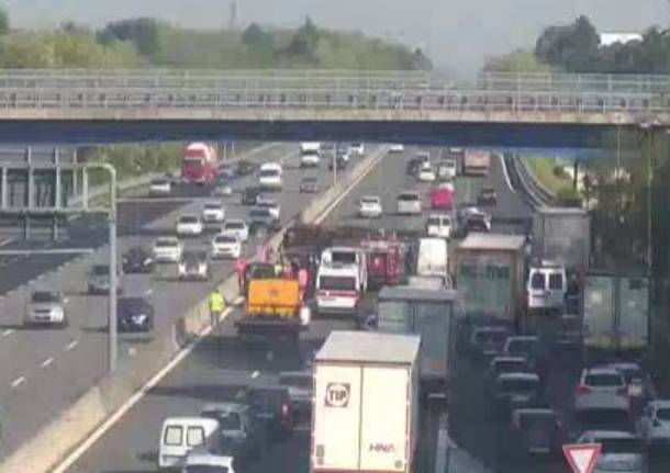 incidente autostrada 18