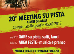 XX MEETING PER DISABILI - CAMPIONATO REGIONALE FISDIR ATLETICA LEGGERA