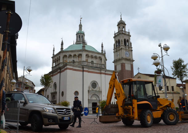 Inizia la pedonalizzazione di Piazza Santa Maria