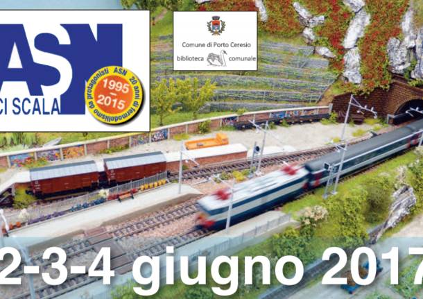 mostra di trenini a porto ceresio locandina