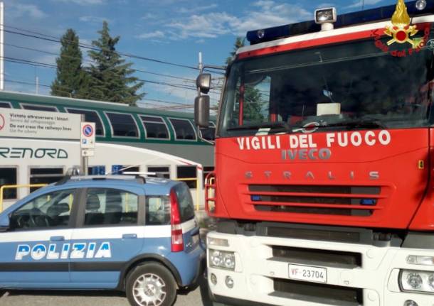 Intervento in stazione