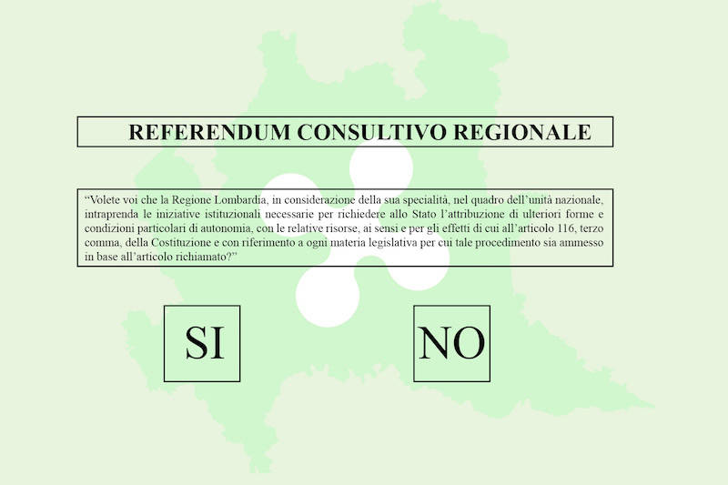 Scheda referendum autonomia Lombardia