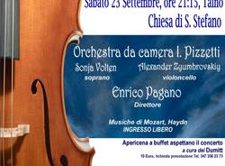 L\'Orchestra I. Pizzetti in chiusura del Festival Il Lago Cromatico
