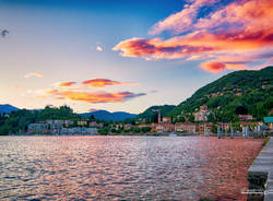Laveno Mombello al tramonto
