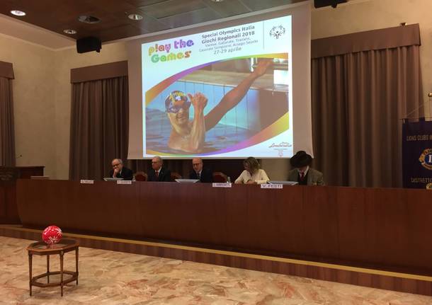 Presentazione Special Olympics - Varese 27 / 29 aprile 2018