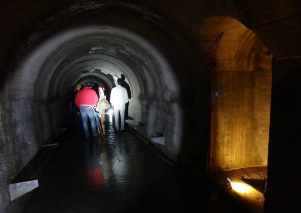 La visita al rifugio antiaerei di Varese