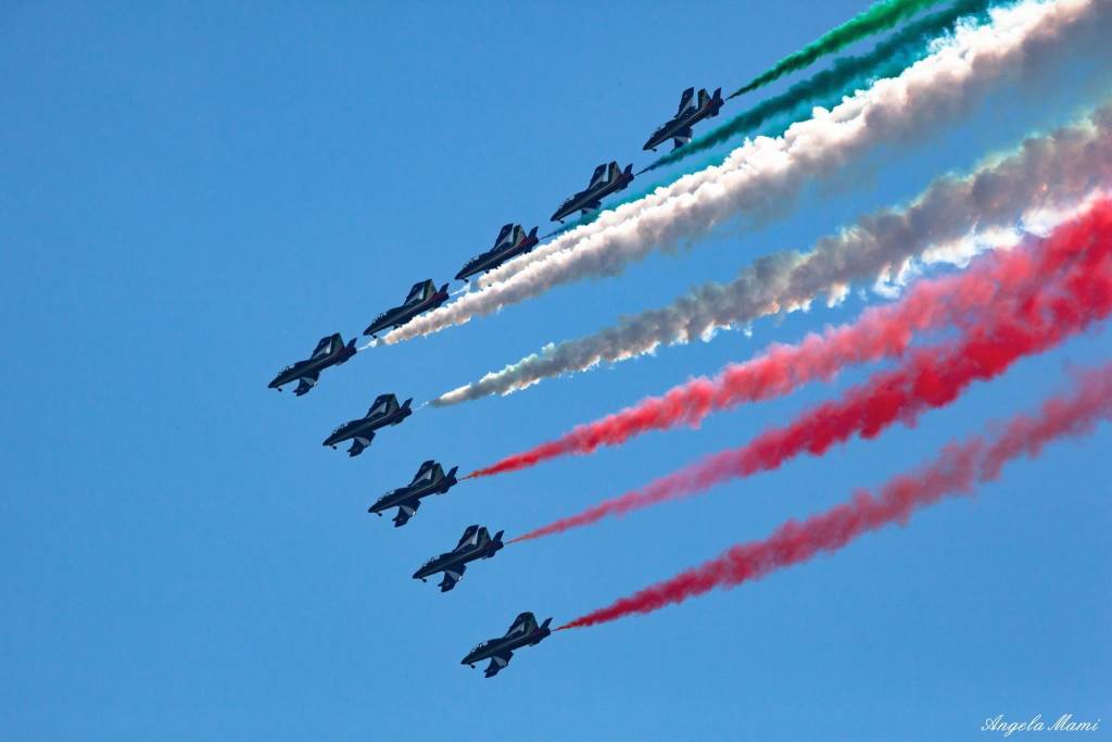Frecce Tricolore nel cuore italiano