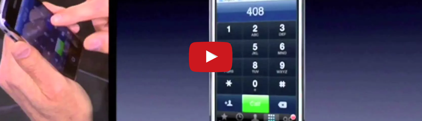 La presentazione del primo iPhone