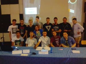 Gli studenti dell'Isis Facchinetti