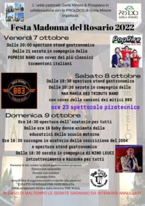 I concerti alla festa di Gorla Minore 2022