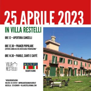 25 Aprile 2023 a Villa Restelli (Olgiate Olona) 