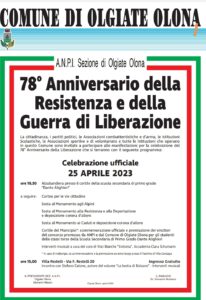 25 Aprile 2023 a Olgiate Olona 