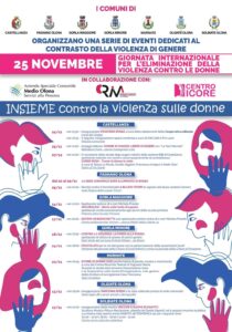 Gli eventi per la Giornata contro la violenza sulle donne in Valle Olona 