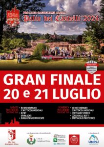 Il gran finale del Palio dei Castelli 2024 sarà il 20 e 21 luglio 