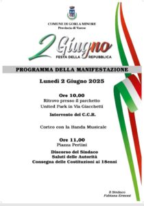 La celebrazione del 2 giugno 2025 a Gorla Minore 