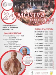 La mostra Presepi 2025 a Marnate 