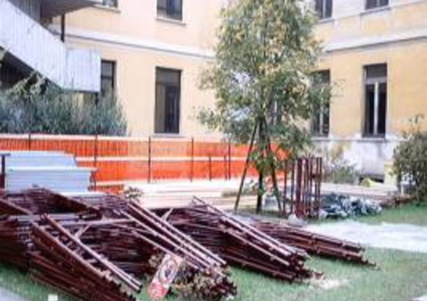 cantiere lavori scuola gallarate