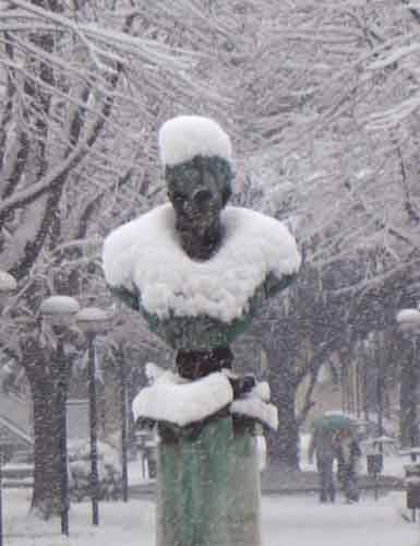 Milano, Agraria sotto la neve