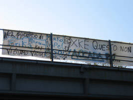 Striscioni Incidente gazzada
