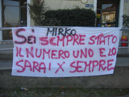 Striscioni Incidente gazzada