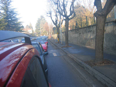blocco traffico galleria