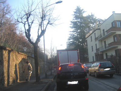 blocco traffico galleria