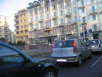 blocco traffico galleria