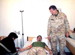 donazione sangue isaf kabul